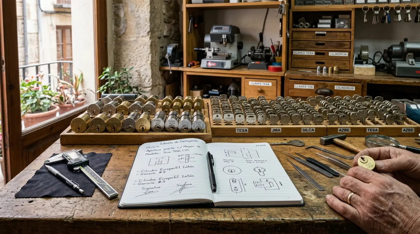 Mesa de trabajo y diagnóstico técnico con tarifario oficial